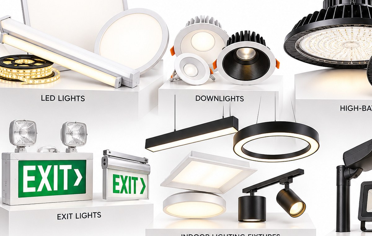 Warehouse lighting and electrical supplies UAE